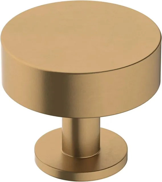 Amerock Cabinet Knob Champagne Bronze 1-1/4 inch (32 mm) Diameter Radius 1 Pack
