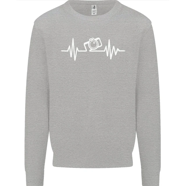 Photography Pulse Photographer ECG Mens Sweatshirt Jumper