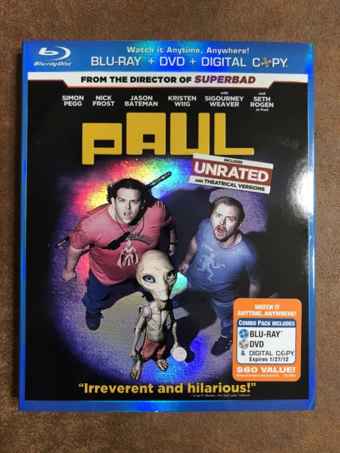 Paul Bluray + Dvd + Digital Copy