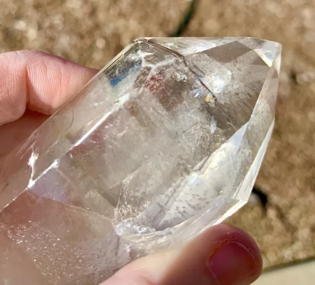 QUARTZ CRYSTAL POINT Healing LASER WAND Gemstone Reiki Chakra ARKANSAS 2