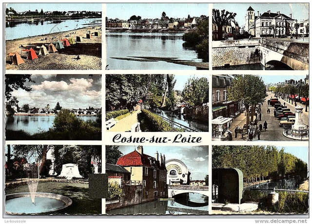 58 COSNE SUR LOIRE - divers vues de la commune