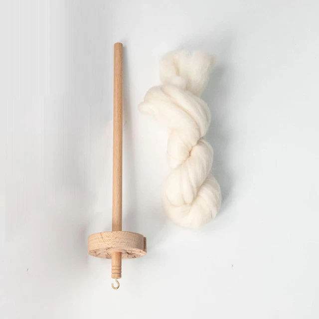 Drop Spindle avec laine multifonction Top Whorl pour le feutrage de pompons