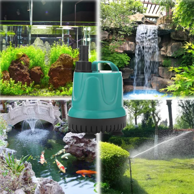 Submersible Water Pump Fish Pond Aquarium Tank Waterfall Fountain Sump Feature