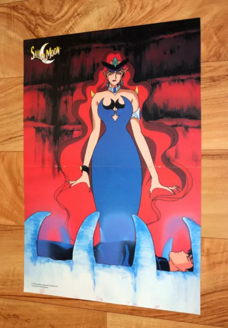 1999 Sailor Moon Queen Beryl Old Manga Anime series Mini Poster 34x25cm