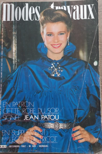 Page Poupées MODES ET TRAVAUX Janvier 1984 - Marie Françoise Et Jean Michel