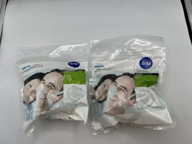 Lot Of 2 Philips Respironics Wisp Nasal Cushion 1094087 S/M