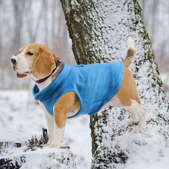 Winter Fleece Pet Clothes  Dogs Puppy Clothing French Bulldog Coat Pug Costume