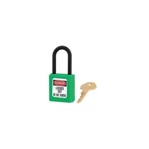 406GRN Master Lock lucchetto blocco non conduttivo verde
