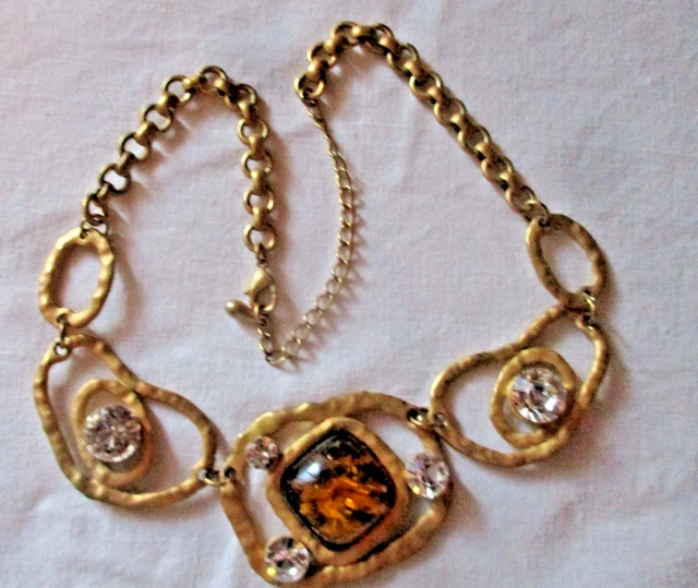 Ras de cou doré - Collier Torque large style africain