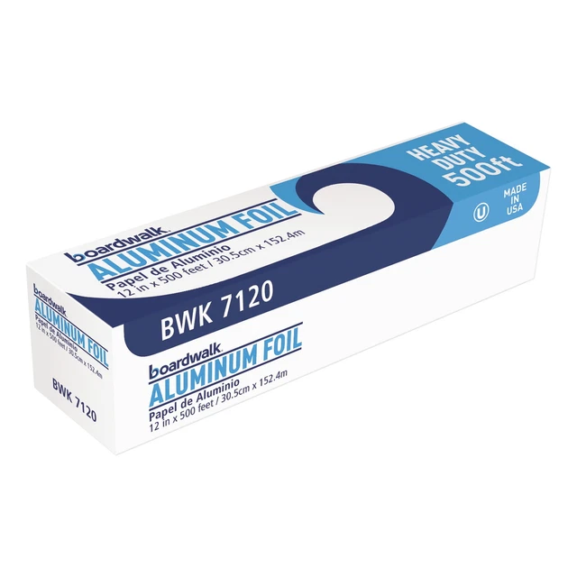 Boardwalk Heavy-Duty Aluminum Foil Roll, 12" x 500 ft -BWK7120.