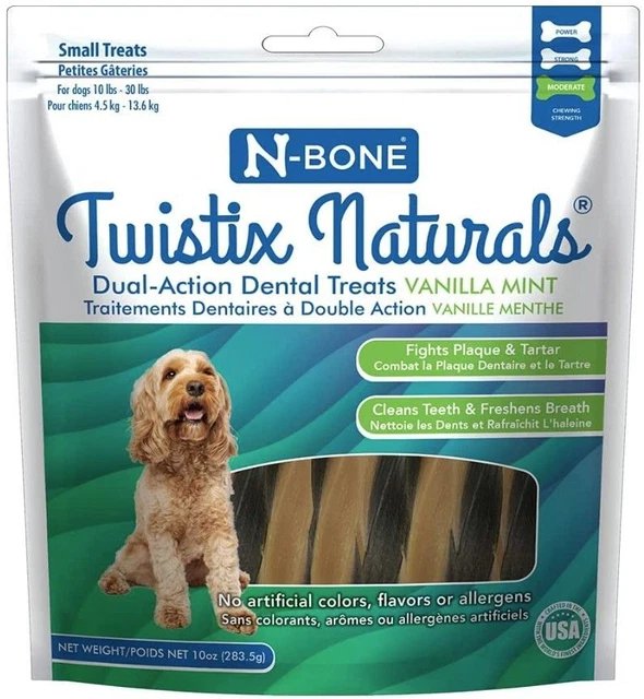 Golos dentales N-Bone Twistix Naturals vainilla como nuevos pequeñas
