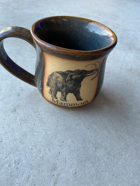 Mug mammoth always azul Pottery villa grove, colorado Mug mammoth always azul Pottery villa grove, colorado