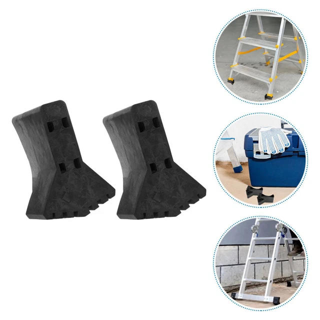 2 Pcs Ladder Feet Rubber Pads Furniture Leg Pads Rubber Feet Chairs Leggings