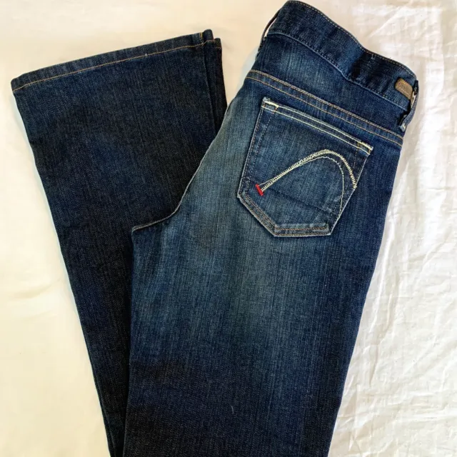 Guess Premium Flirt Denim Jeans  Dark Wash Women's 29 Boot Cut