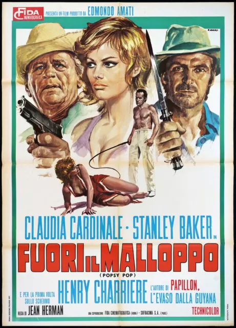 Fuori Il Malloppo Manifesto Claudia Cardinale 1971 Popsy Pop Movie Poster 2F