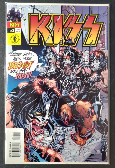 Kiss~ Number 2~August 2002~Dark Horse Comics~NM~Excellent Condition