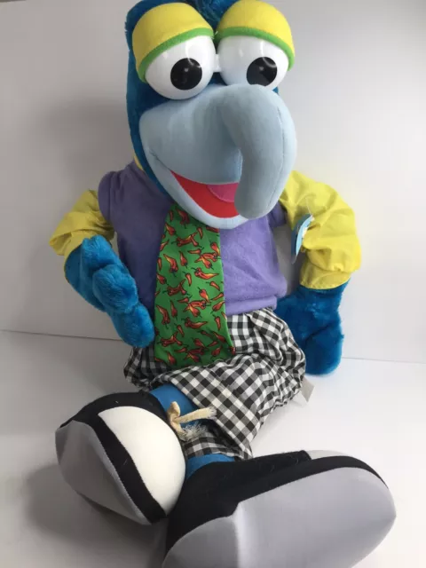 Jumbo Original Jim Hensons Muppets GONZO Stuffed Plush Doll Large 27”