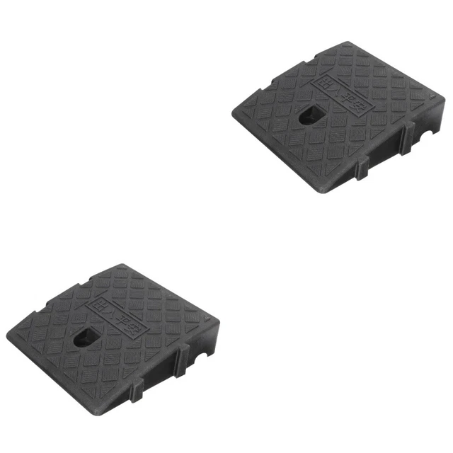 2pcs Praktische Kunststoff Neigung Rampenrampe Rampe Rampe Outdoor Verwenden