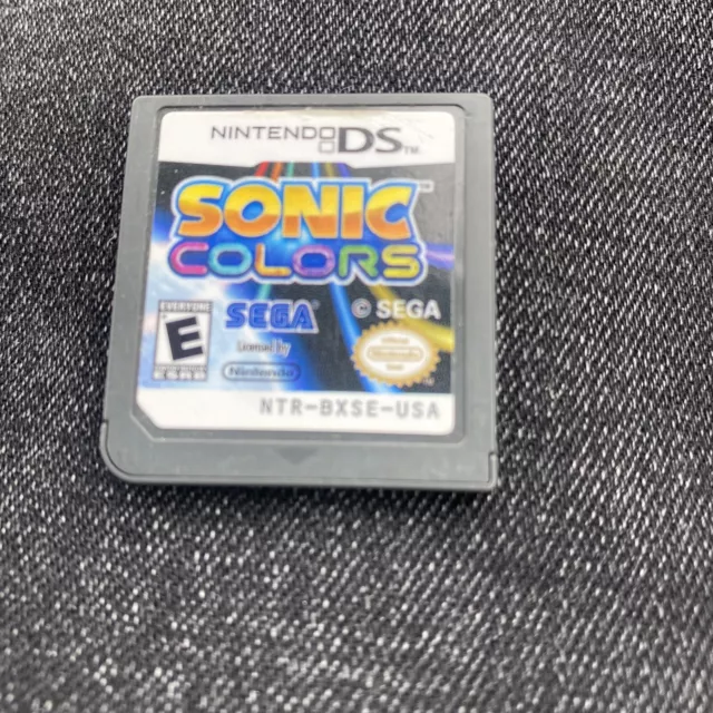 Sonic Colors Nintendo DS Game Complete CIB Authentic Tested and Working  NDS176