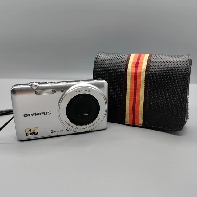 Olympus VG-110 12.0MP Compact Digital Camera Silver Tested