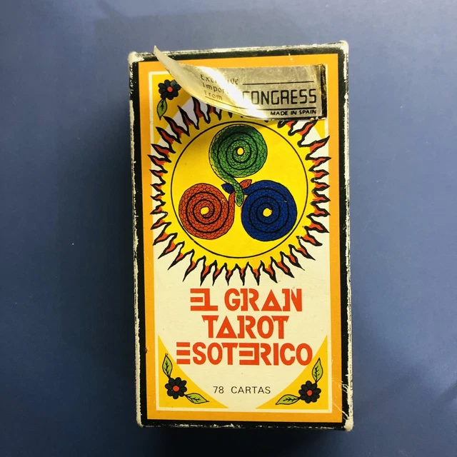 VINTAGE EL GRAN Tarot Esoterico by Fournier of Spain Cards