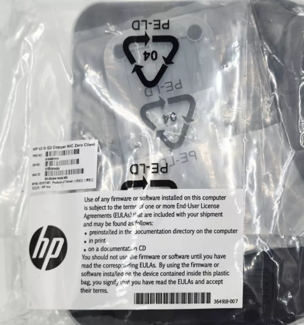 PCoIP HP t310 G2 Zero Client TERA2321, 512 MB, 32 GB Flash, PCoIP 5.5.2