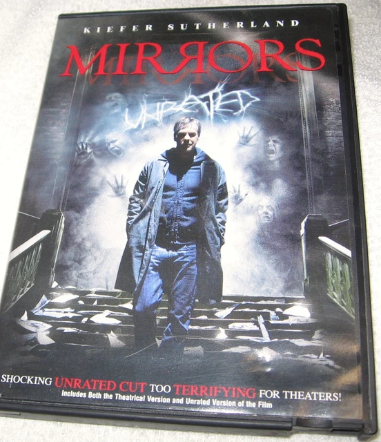 MIRRORS DVD, 2008 Widescreen Kiefer Sutherland UNRATED CUT FREE