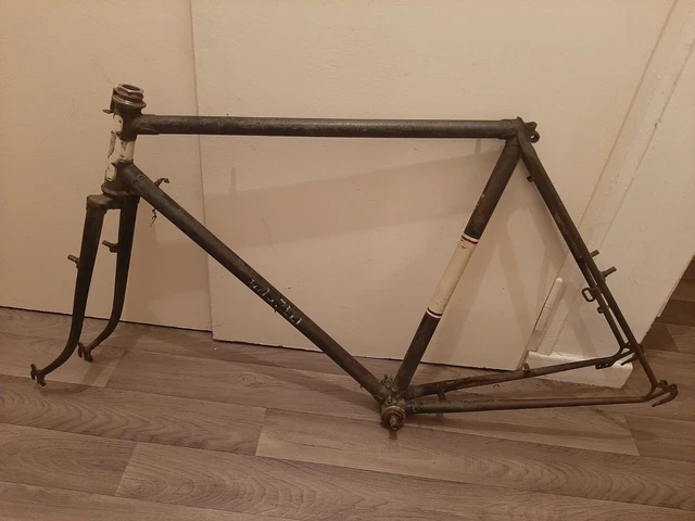 Cadre Vélo G. GINET Randonneur 650 - Taille 55, 3340g, Super état - Eroica D11