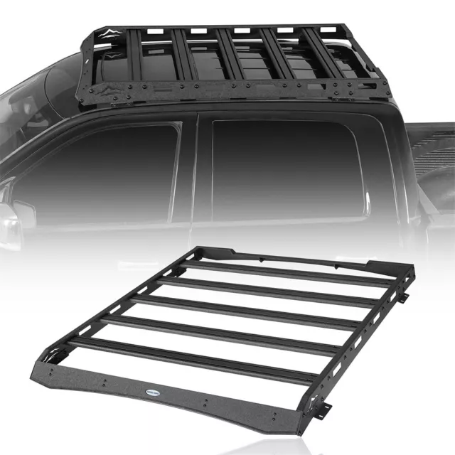 TOP ROOF RACK Cargo Baggage Carrier for 20092018 Ram 1500 Crew Cab
