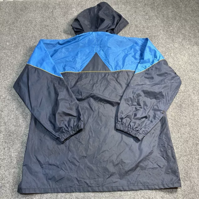 Chaqueta confiable Spyder UFO para hombre extra grande con capucha azul abrigo repelente al agua 2