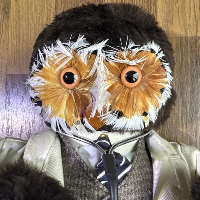 VERY RARE ABERCROMBIE & Fitch Doctor Owl Doll The London Owl Company 17