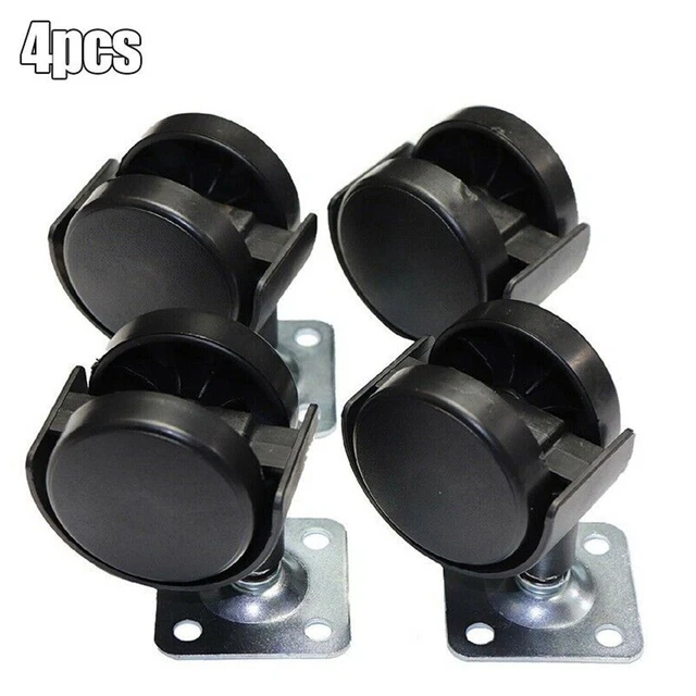 Lot de 4 roues pivotantes de qualit�� sup��rieure pour usage industriel commerci