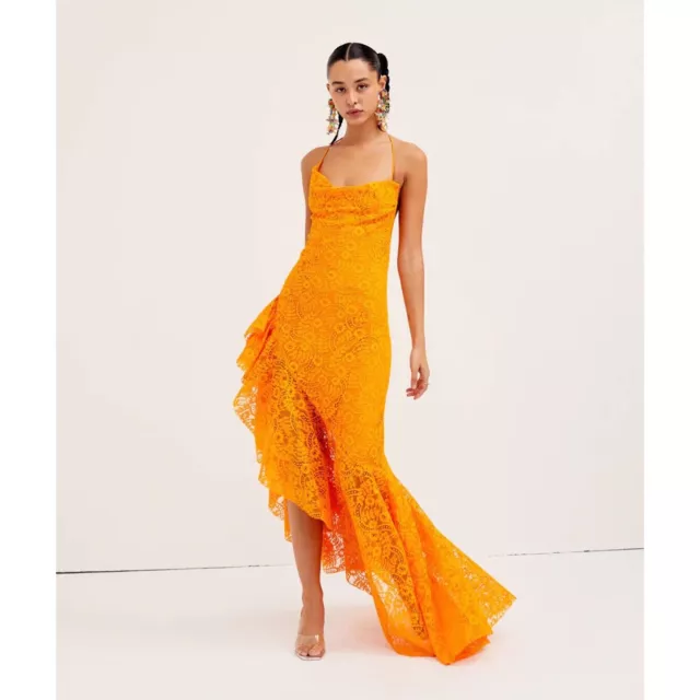 NWT For Love and Lemons Carmela Maxi Dress Medium M Anthropologie SEXY Señorita