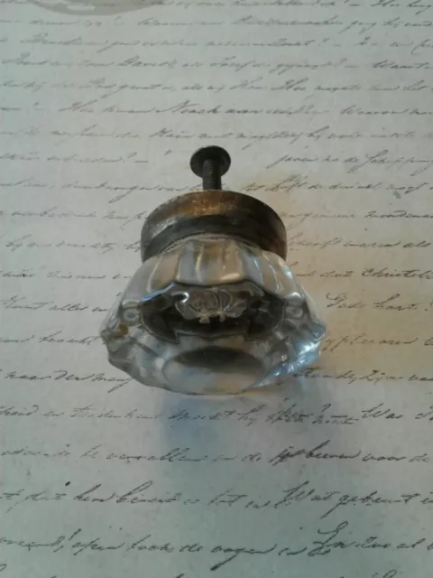Vintage Antique Drawer Handle Crystal Glass Cabinets Door Knobe