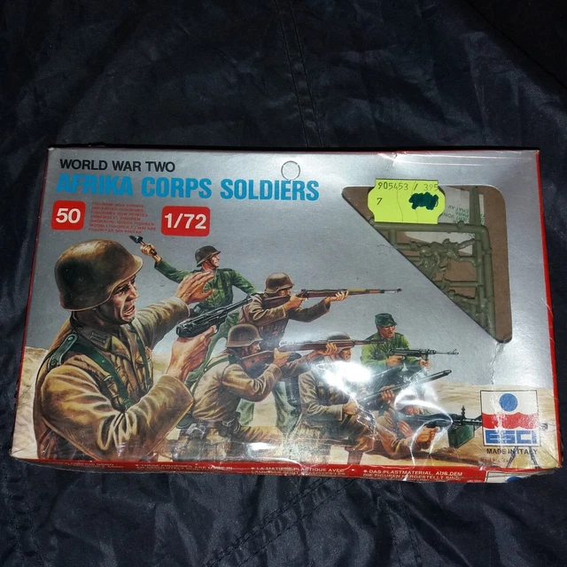 Petits soldats allemands Airfix, echelle 1:32 (60mm