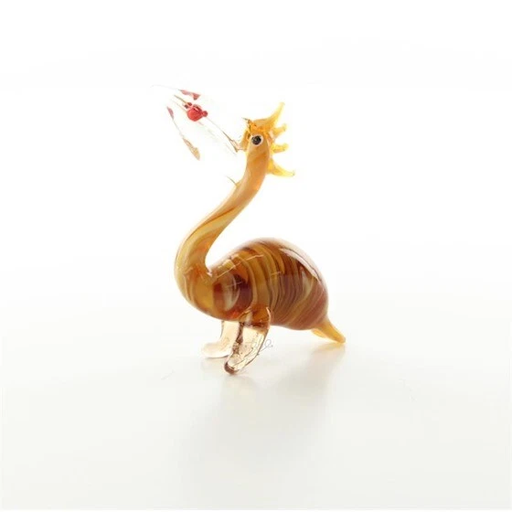 9973802 Vetro Figura Muran. Stile Pellicano H8cm