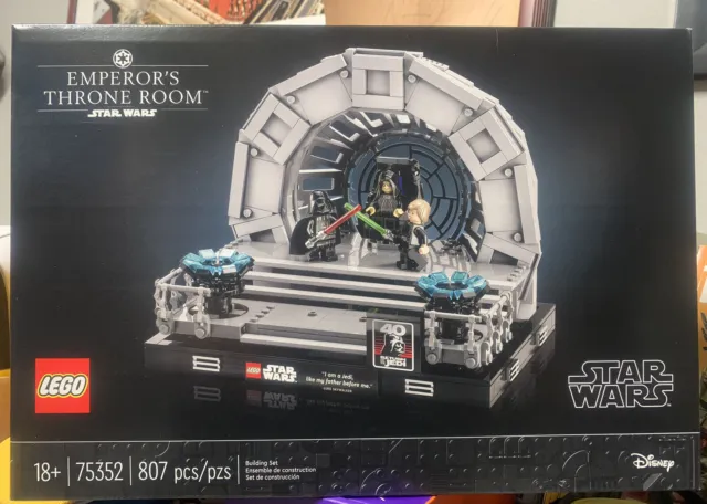 Lego 75352 Star Wars Emperor’s Throne Room Diorama Brand New-Sealed  7-Day Sale