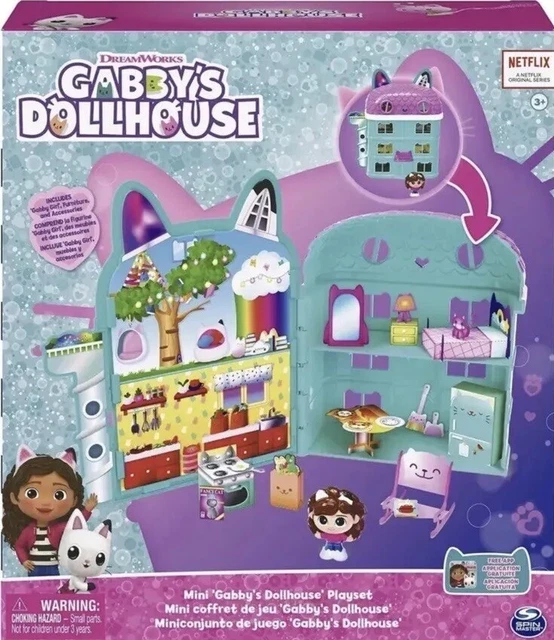 GABBY'S DOLLHOUSE NETFLIX Mini 'Gabbys' Dollhouse Playset App