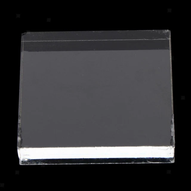 Klare Acrylblöcke quadratische Stempelblöcke für Handwerk 5x5cm