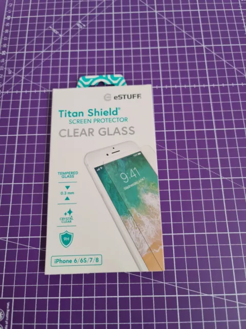 eSTUFF Titan Shield Apple iPhone 6/6S/7/8 Clear Displayschutzfolie