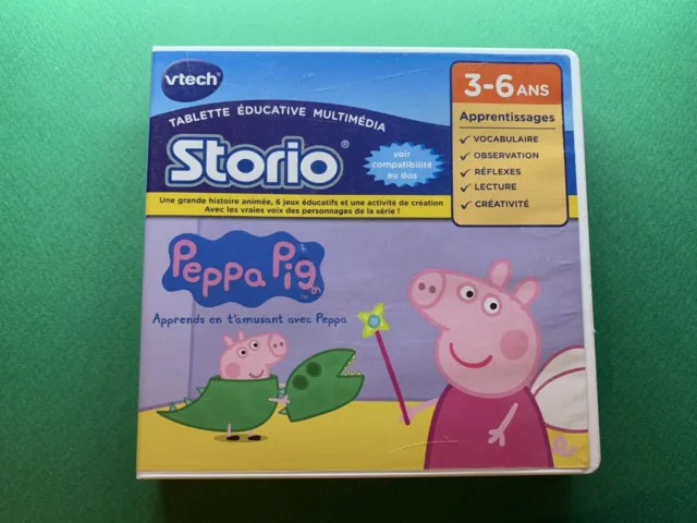 VTech Jeu HD Storio PEPPA PIG, 273405 - Version …