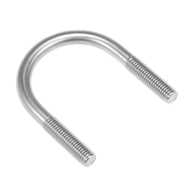 Boulon en U fixation M12 acier inoxydable 304 pour tuyau 60mm de diamètre