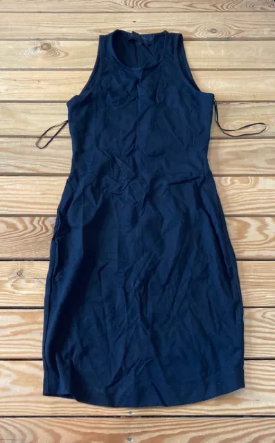 Kendall kylie NWOT women’s sleeveless MIDI dress size S black E4