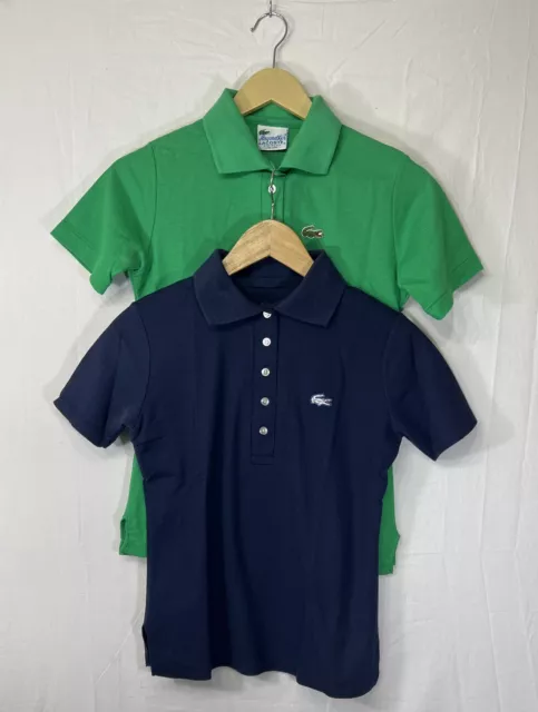 1970s Haymaker Lacoste Green Navy Women’s Polo Shirt Size Small USA Pair Lot 2 1970s Haymaker Lacoste Green Navy Women’s Polo Shirt Size Small USA Pair Lot 2