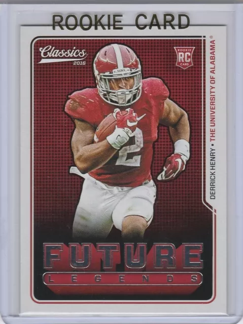 DERRICK HENRY ROOKIE CARD 2016 Panini Classics FUTURE LEGENDS RC Alabama Titans!