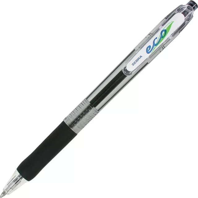 Zebra Jimnie Clip Eco Retractable Ballpoint Pen, 1.0mm Tip, Choose Color