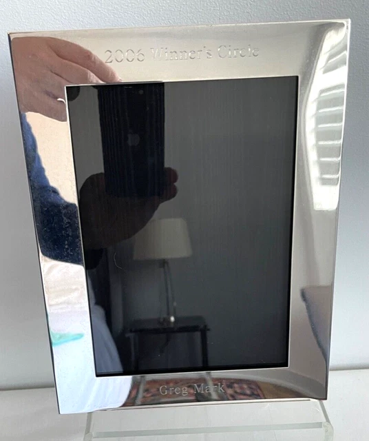 Tiffany & Co Sterling Silver 7 By 9 Inch Picture Frame - 1 Inch Sterling Border Tiffany & Co Sterling Silver 7 By 9 Inch Picture Frame - 1 Inch Sterling Border