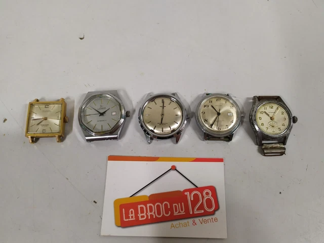 Lot De 45 Petits Cadrans De Montre Ancienne (bronze, Chiffres Romains, 1,3 à 2,2 Cm)