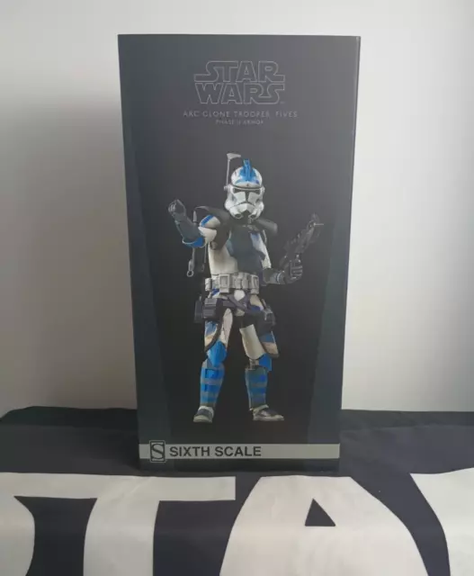 ARC Clone Trooper Fives Phase II 2 12" 1/6 STAR WARS SIDESHOW Collectibles NEW!