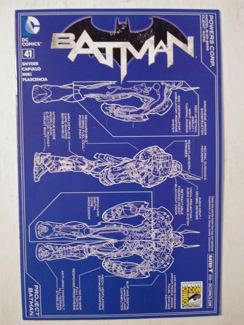 BATMAN #41 RARE 2015 SAN DIEGO COMIC CON VARIANT SDCC Snyder Capullo